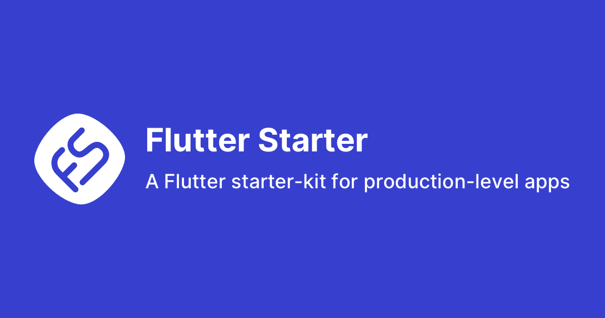 Introducing Flutter Starter