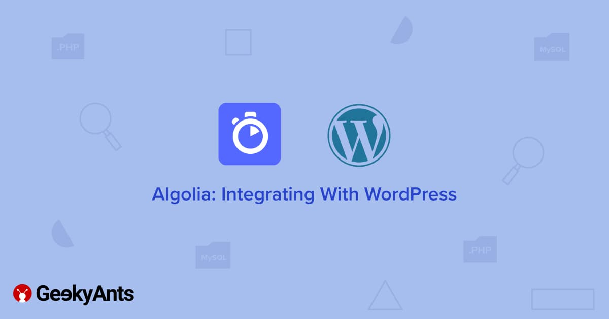 Algolia: Integrating With WordPress