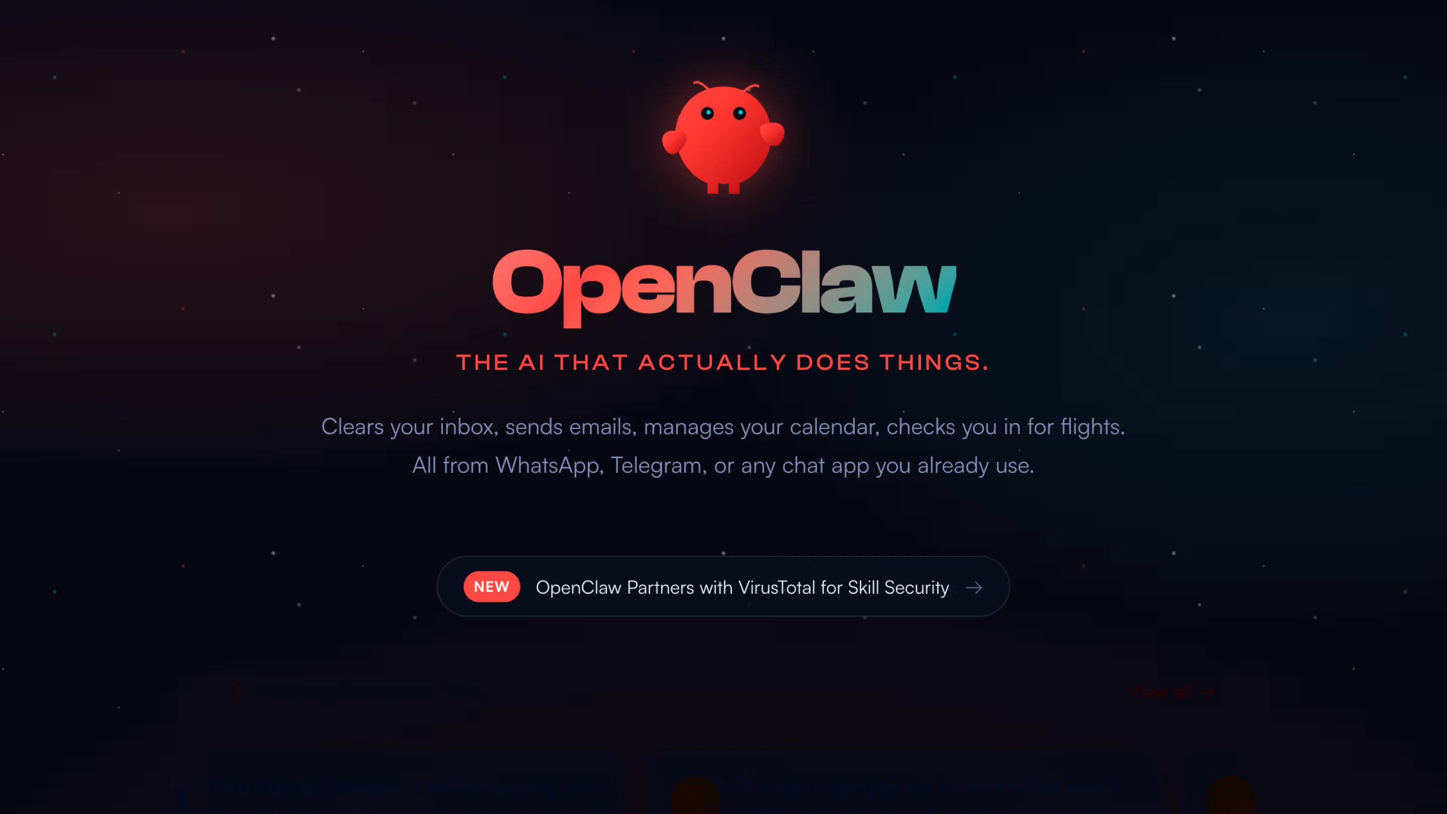 OpenClaw.ai — Your Personal AI That Actually Does Things