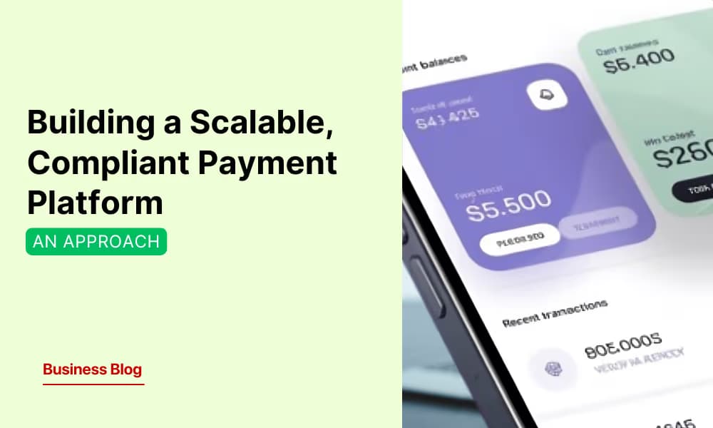 Building a Scalable, Compliant Payment Platform: An Approach